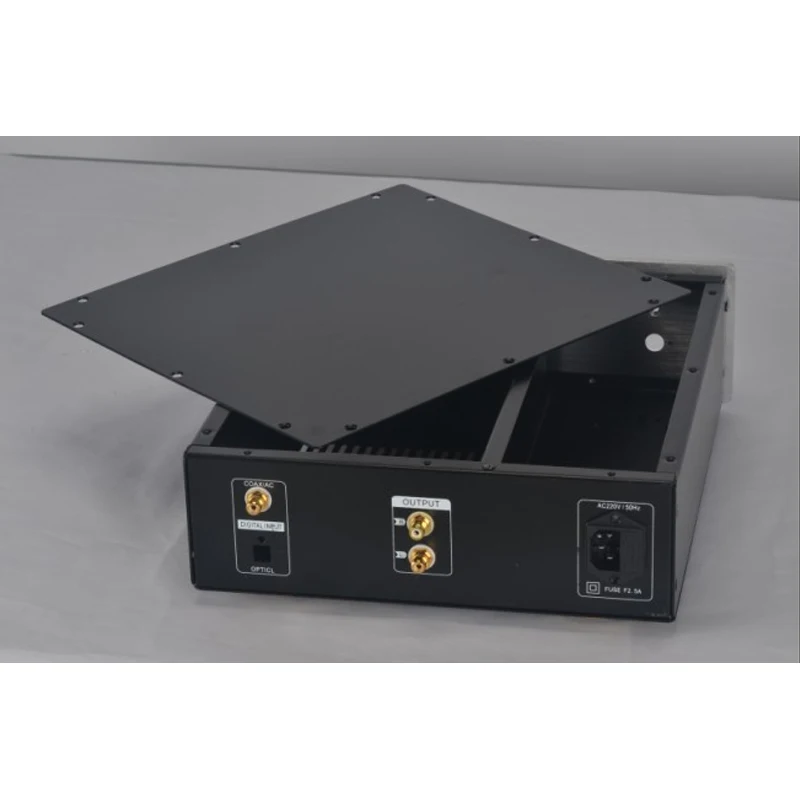 Kyyslb QJ-2895 pré-amplificador caso 280*95*310mm alumínio-ferro combinado amplificador chassi diy amp gabinete amplificador caso caixa