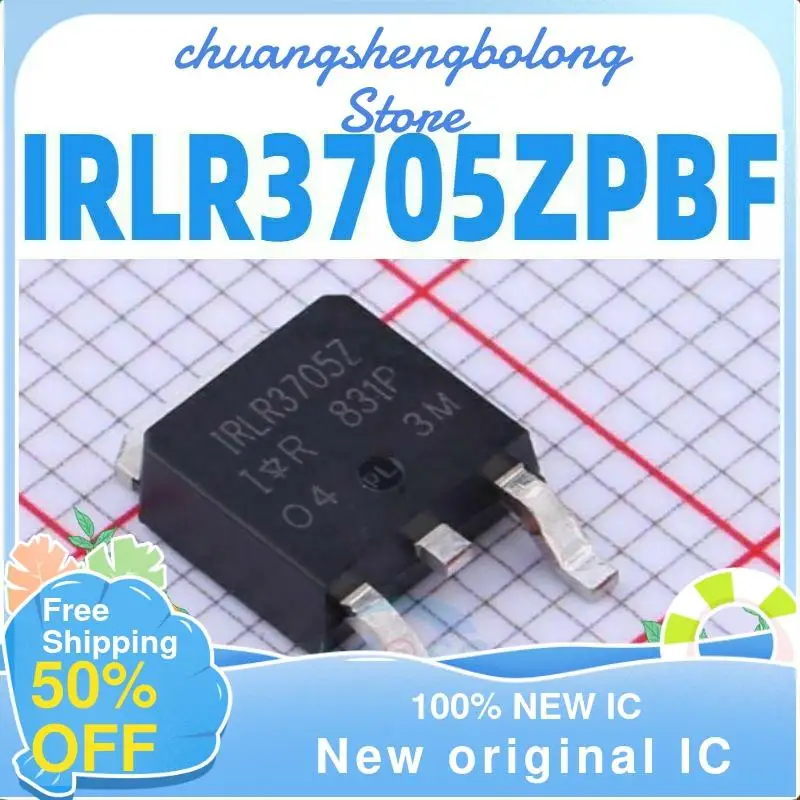 

10PCS IRLR3705ZPBF TO-252 IRLR3705 55V 42A MOS New original IC