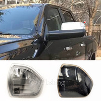 1 Set For Dodge Ram 1500 2500 3500 Front Mirror Turn Signal Light Clear Smoke Lens Amber LED Side Mirror Turn Signal Lights