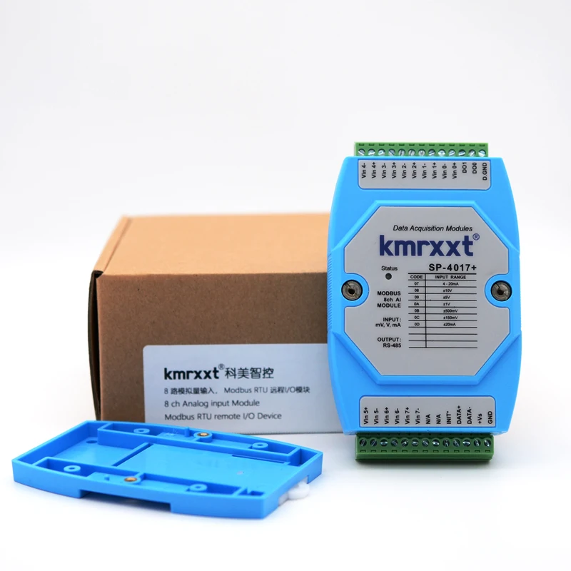 Imagem -04 - Módulo de Aquisição Analógica Modbus420ma para Rs485 Canais de Entrada de ia 010v Isolamento Dam4017 +