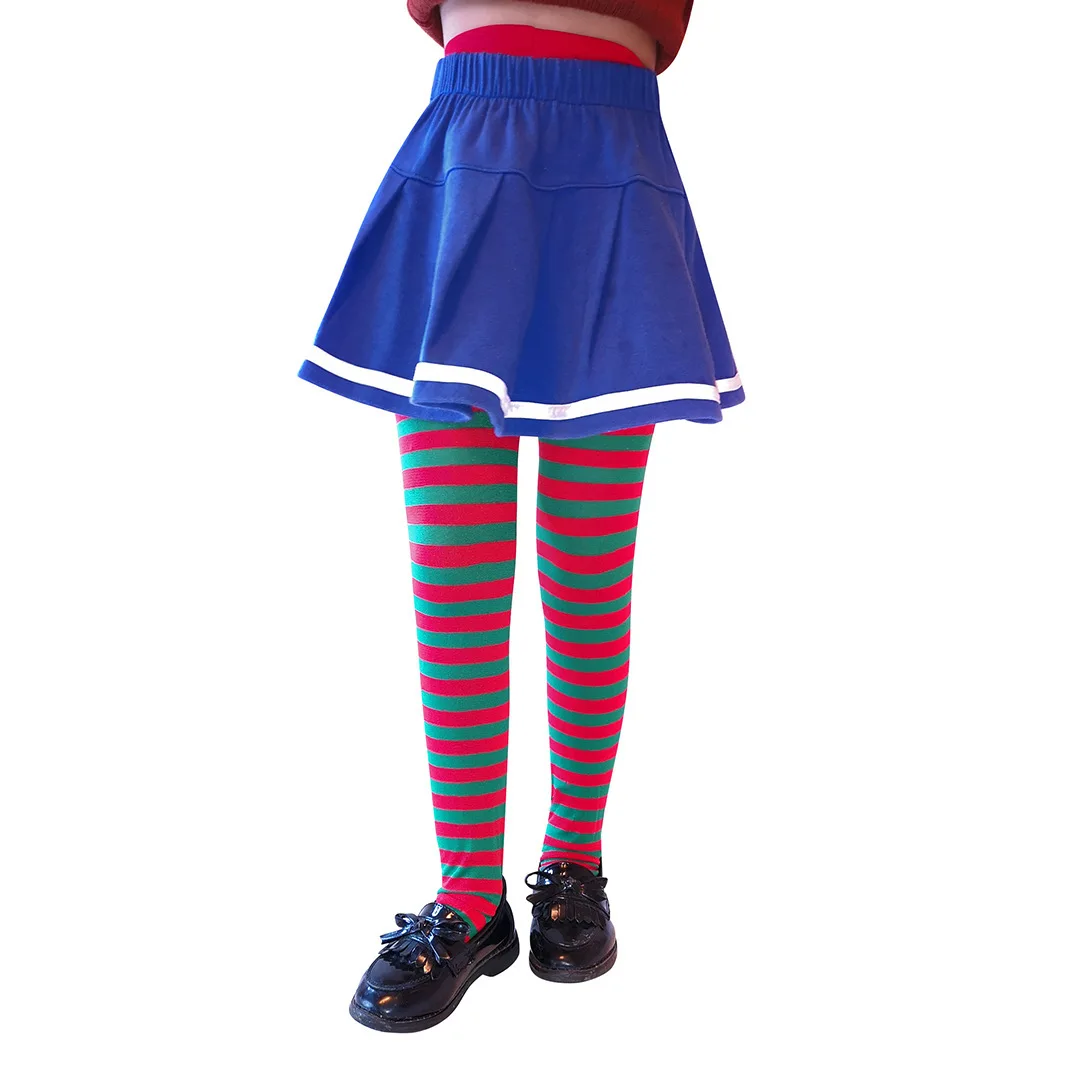 Halloween-Mädchen Gestreifte Strumpfhose Festtagsparty-Kostüm-Requisiten Strumpfhose Kinder-Strumpfhosen Dünne Strümpfe Mädchen-Accessoires – Detail 9