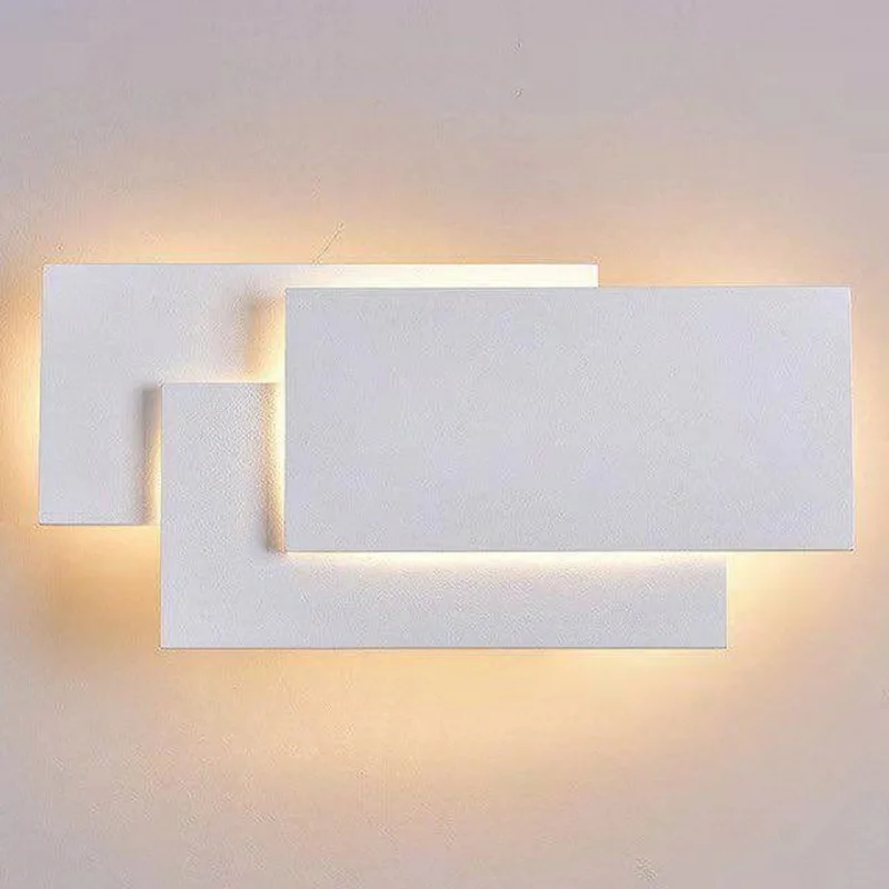 

2020 modern wall sconce lamp vanity bedroom light fixtures living room decoration 2 styles square around WF102108