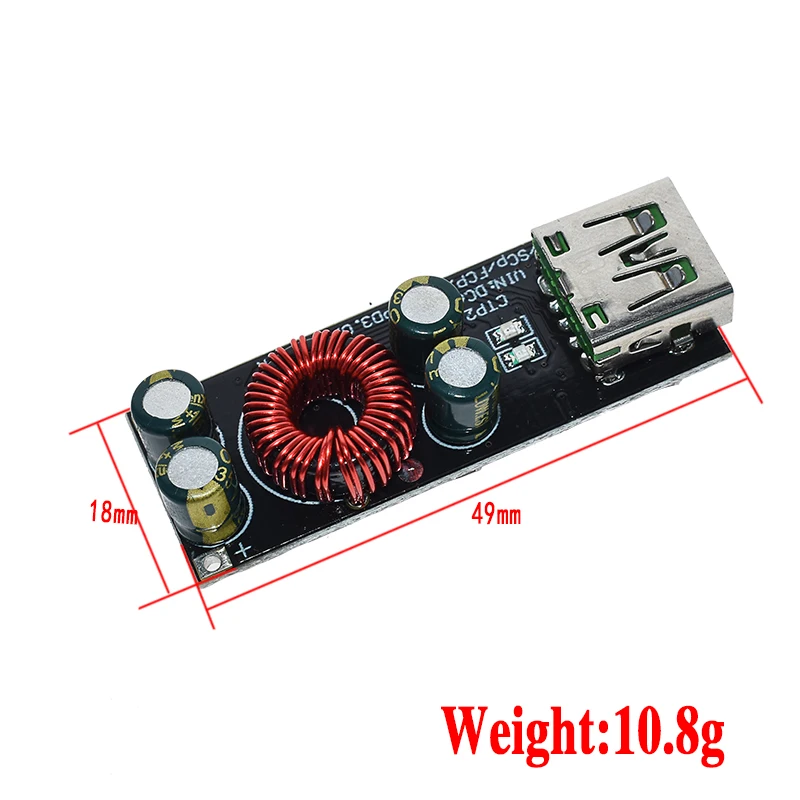 Imagem -06 - Módulo de Impulso de Buck para Celular Adaptador de Carga Rápida Usb tipo c Huawei Scp Fcp Apple pd Qualcomm Qc4.0 Qc3.0 35v