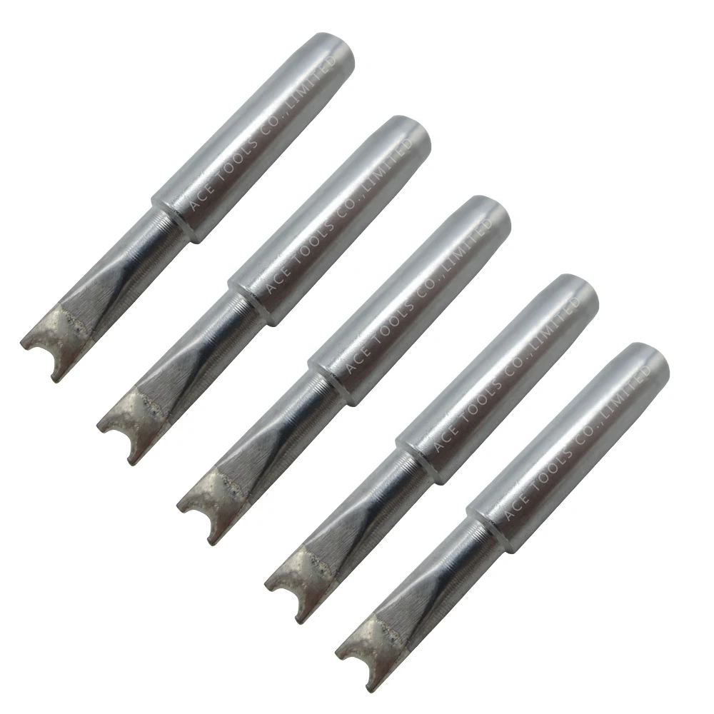 5 PCS Soldering Tips 900M-T-R Groove 5.1mm Fit Hakko 936 907 Milwaukee M12SI-0 Radio Shack 64-053 Yihua 936 X-Tronics 3020 Bit