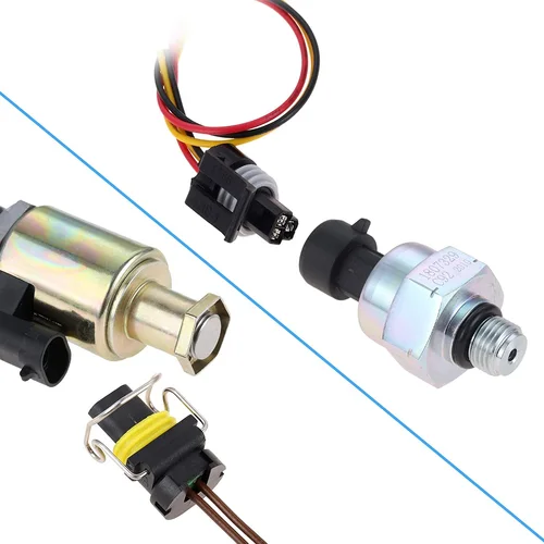 Imagen 2 del producto Regulador de presión de inyección de combustible Powerstroke 7,3, válvula IPR con Sensor de Control ICP, conector Pigtail para Ford 7.3L-1995-2003
