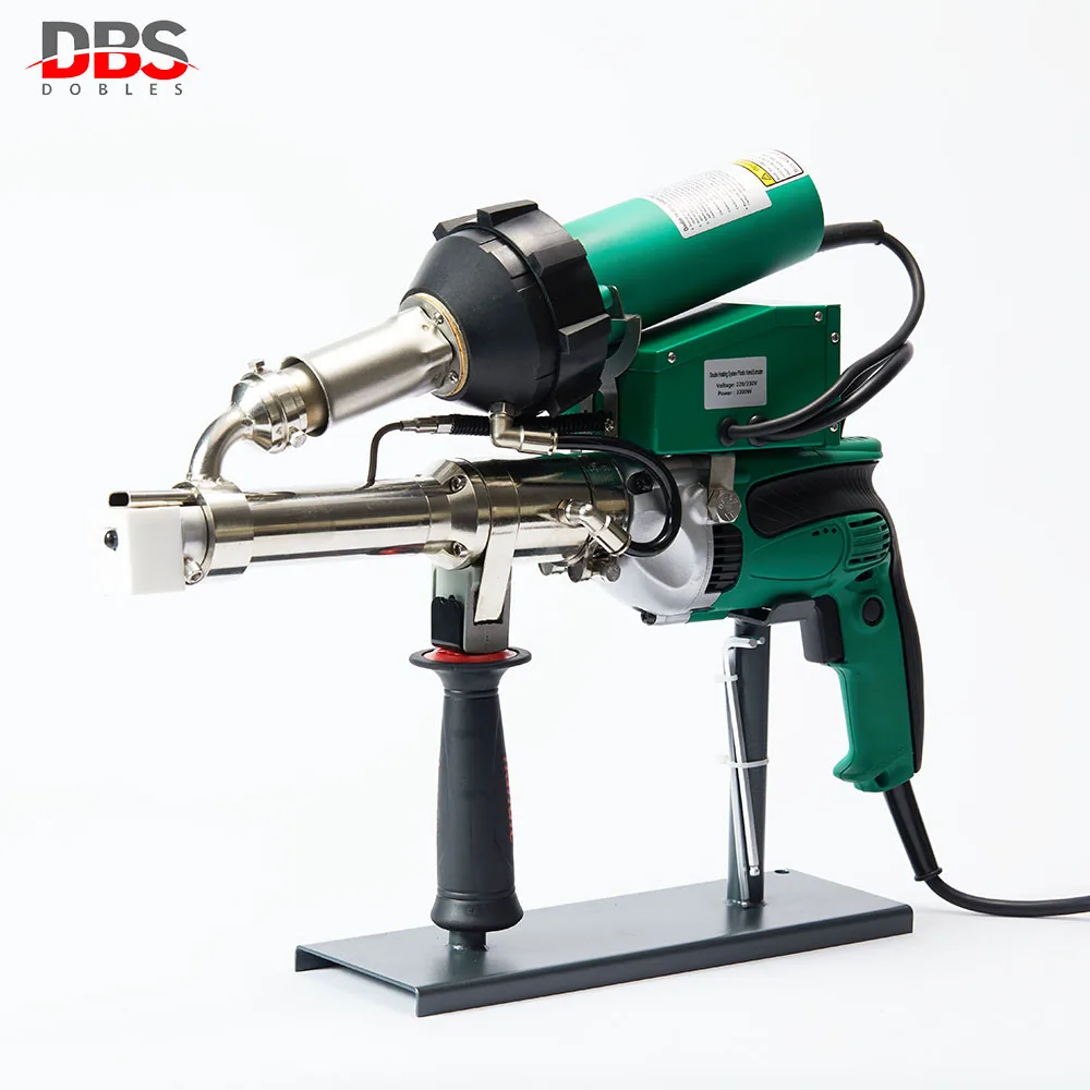 Hand Held Plastic Extruder Welding Gun with Powerful Drill for HDPE PP Tank , Geomembrane Sheet,Plank,Flange,Storage DBS-600