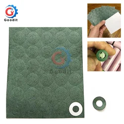 100pcs 1S 18650 Li-ion Battery Insulation Gasket Barley Paper Battery Pack Cell Insulating Glue Patch Electrode Insulated Pads