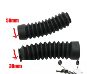 

(2) Rubber Front Fork Shock Absorber For Yamaha TW200 TW225 Protecting Gaiters Dust Cover Boot Gaitor Motorcycle TW 200 225