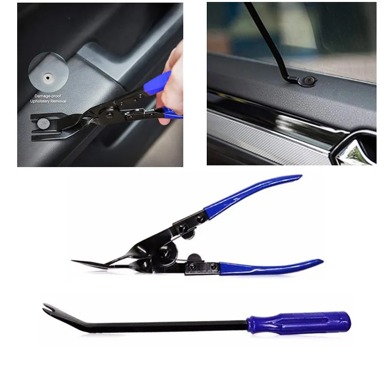 Car Headlight Repair Open Light Pliers Removal Pliers Door Panel Fascia Dash Upholstery Remover Tool Repair Disassemble Plier