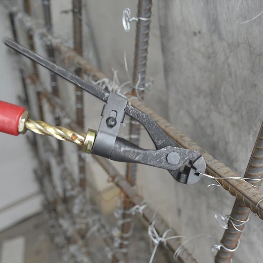 Manual Rebar Tie Wire Twisting Pliers Tool, Rebar Wire Tying for 0.8/1/1.2/1.5mm, Concrete Metal Wire Twisting Fence Tool , 철근