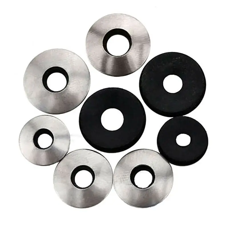 

10/20/30/50pcs 304 Stainless Sealing Washers EPDM Rubber Waterproof Dustproof Compound Gaskets M4.2 M4.8 M5.5 M6.3