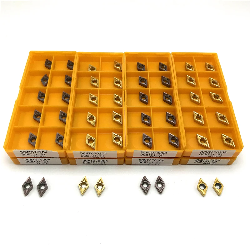 DCMT070204 DCMT070208 Carbide Inserts Internal Turning Tool High Quality CNC Turning Insert Cutting Lathe Tool