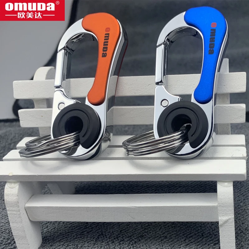 OMUDA Key Chains  Key Holder Keyring Men\'s Fashion Key Chain Birthday Gift Metal Key Ring Car Styling Auto Car Accessories