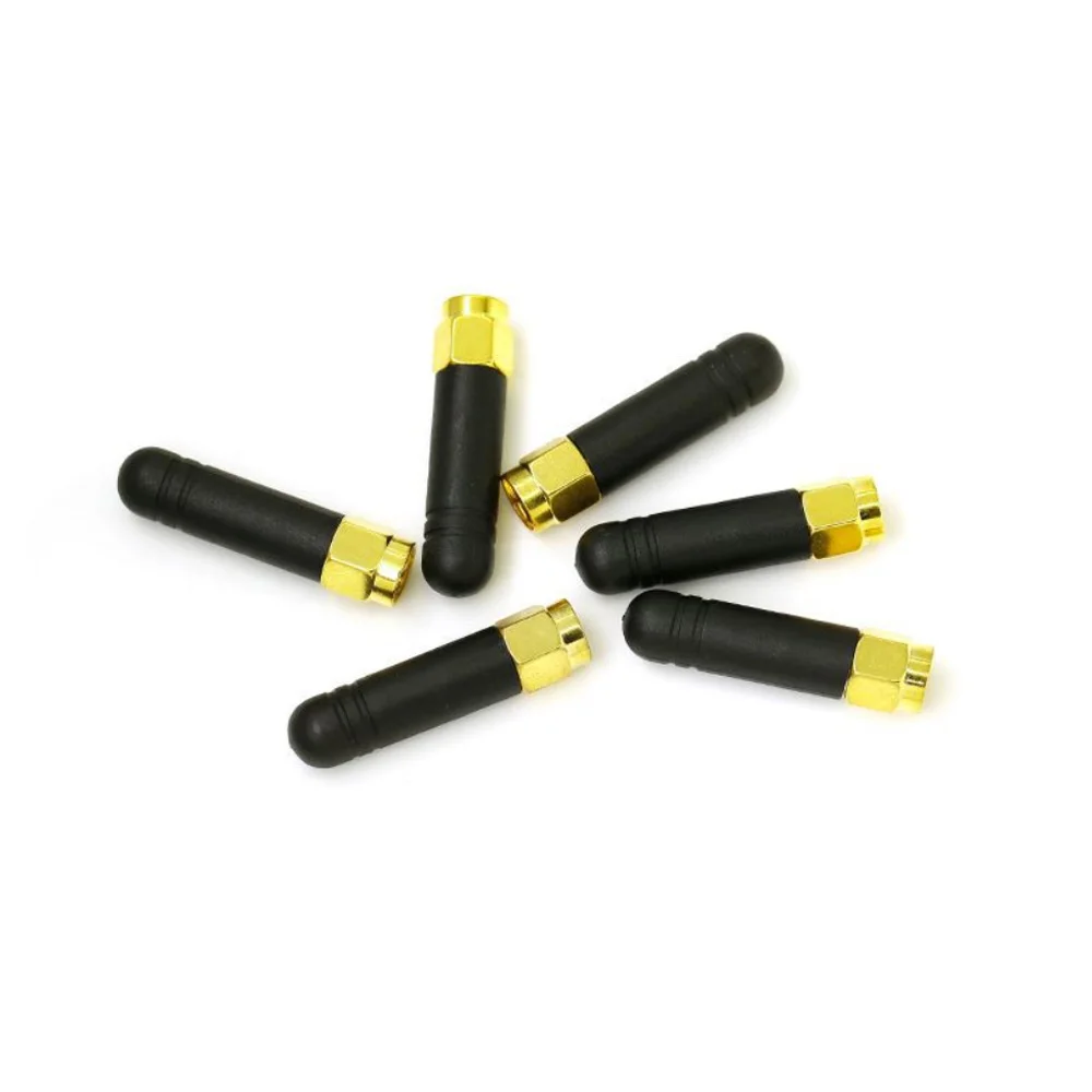 1pc 2.4G length 2.5CM small antenna Mini short sleeve antenna SMA Male Rubber sleeve small antenna WIFI Bluetooth antenna