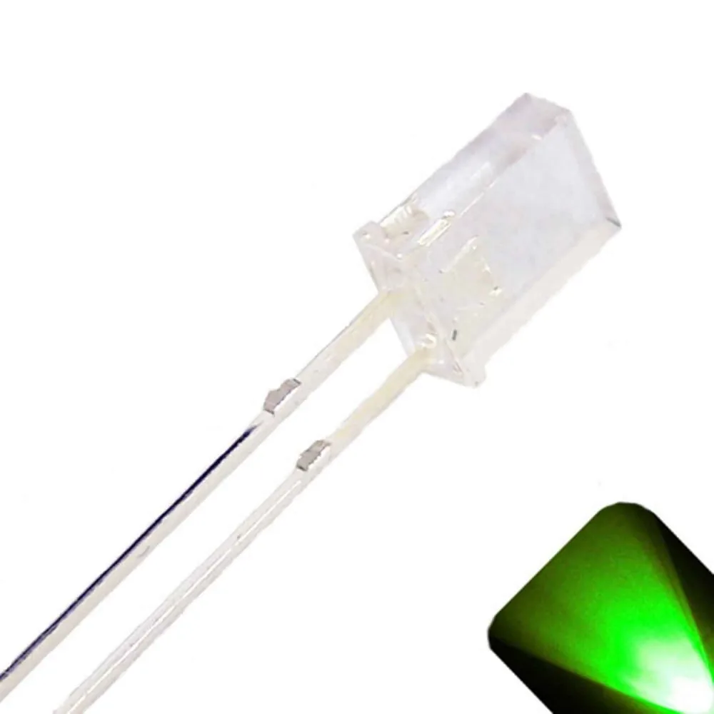 1000PCS 2*3*4 Quadratische Transparente Leuchtdiode Rot Gelb Grün Blau hohe helle Leuchtdiode 2x3x4 LED Diode – Detail 4
