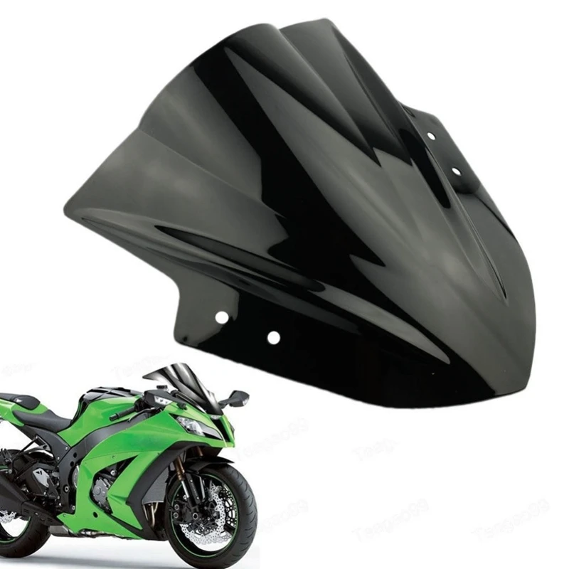 Motorcycle Windshield Windscreen Double Bubble for Kawasaki Ninja 300 EX300 2013 2014 2015 2016 2017 Motorcycle Accessories