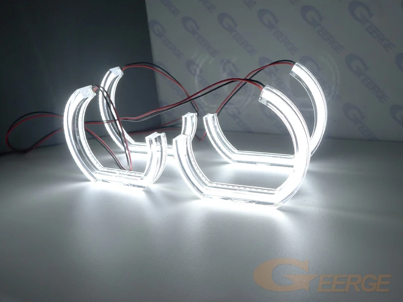 For OPEL Astra H 2004 2005 2006 2007 Pre Facelift Ultra Bright A/W Switchback DRL Turn Signal DTM M4 Style Led Angel Eyes Kit