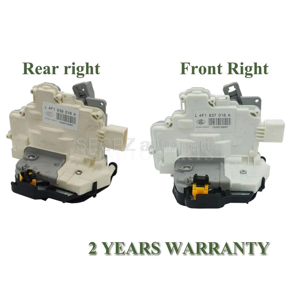 4F0839016 4F0839015 4F1837016 4F1837015 Front Rear Left Right 4 Door Lock Latch Actuator For Audi A3 A4 A6 C6 A8 R8 Seat Exeo ST