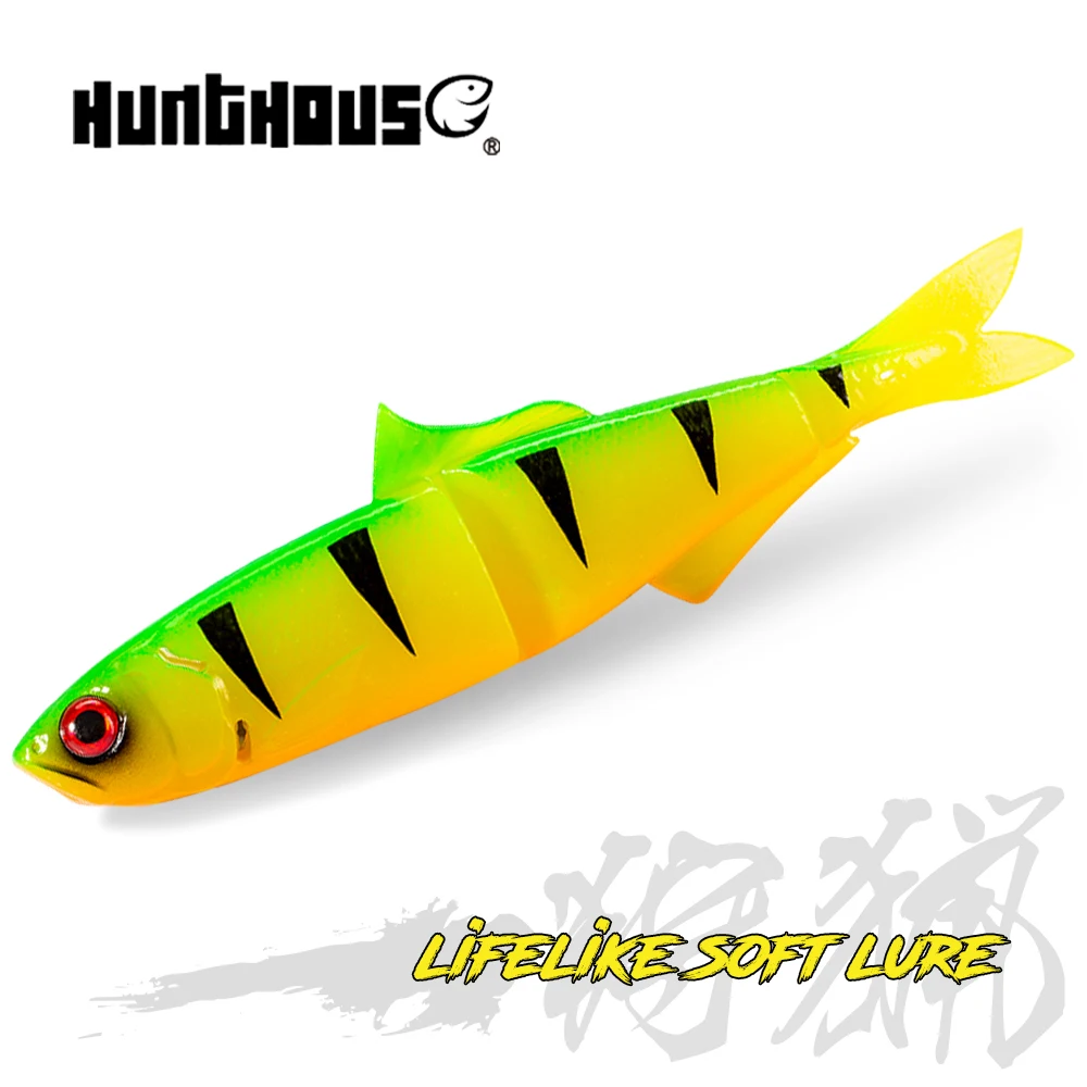 

Hunthouse fishing soft 4 play Cannibal lure Artificial Bait 120mm/16g PVC wobbler silicone swimbait for pike trout catfish pesca