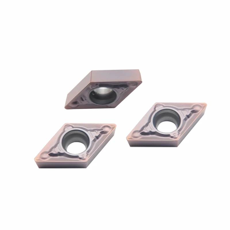 10PCS DCMT070204 MV VP15TF 내부 선삭 공구 초경 인서트 CNC 선반 공구 절단 DCMT 070204 선반 절단기 공구