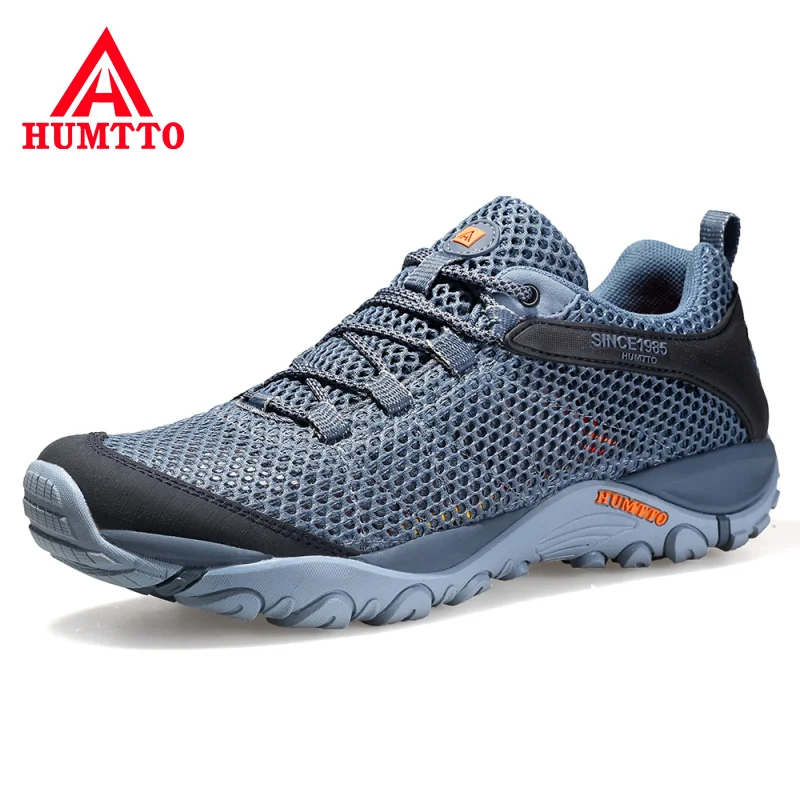 HUMTTO Summer Non-leather Casual Shoes for Men Fashion Men\'s Sports Shoes Breathable Luxury Designer Outdoor Black Mens Sneakers