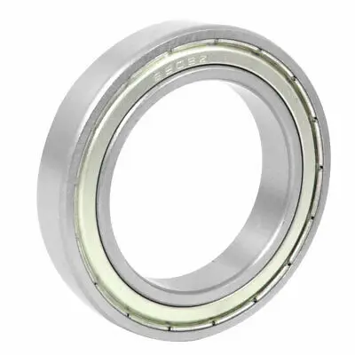 6909-Z Silver Tone Shielded Deep Groove Ball Bearings 45mm x 68mm x 12mm