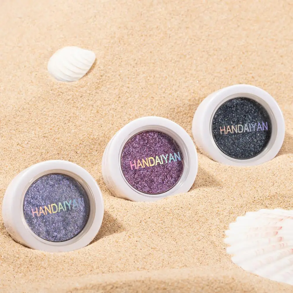 HANDAIYAN 1 Pcs New Sale Waterproof Soft Glitter Shimmering Colors Eyeshadow Not Easy Fly Powder Eye Cosmetic