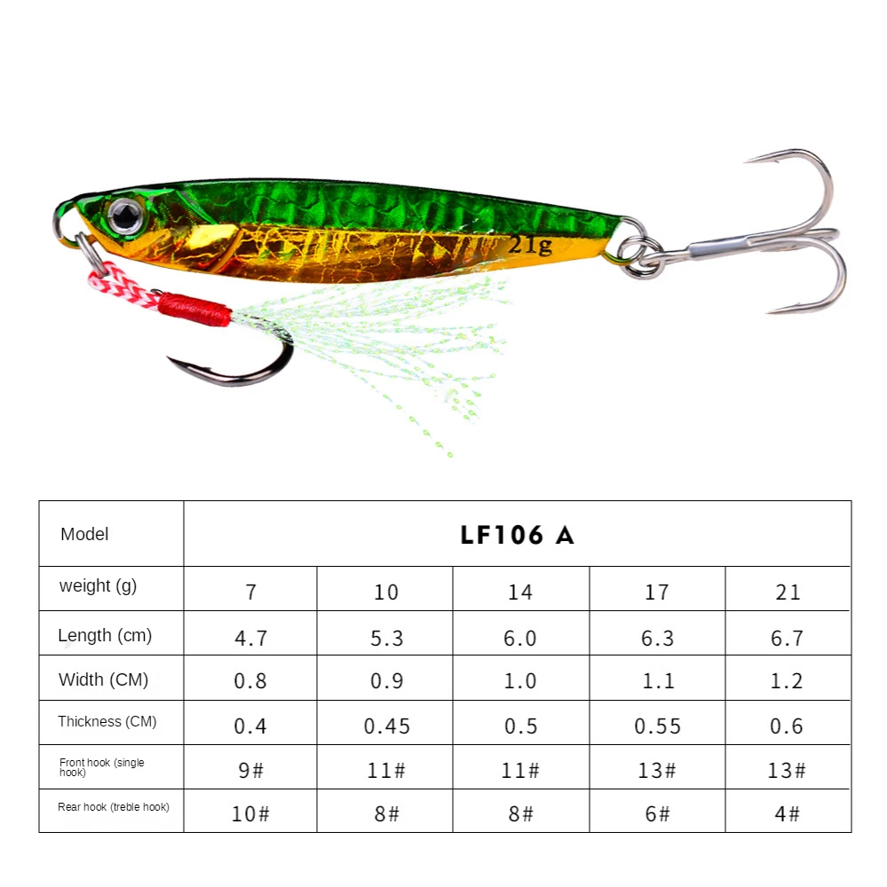 Señuelo Jig Head holográfico para carpa y lucio - imagen 2