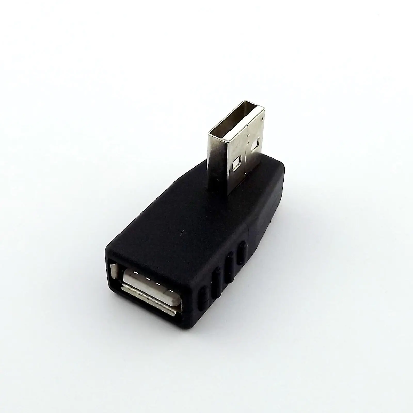 

1pcs USB 2.0 A Male To Female Side Angled 90 Degree Data Converter Adapter Laptop PC