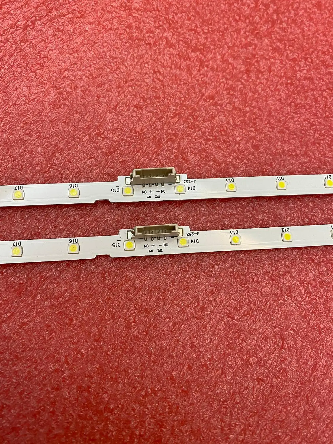 LED Strip(2) For Samsung UE43NU7100 UE43UN7020 UN43NU7100 UE43NU7170 UE43NU7195 UE43UN7020K UE43NU7400 BN96-45954A BN61-15482A