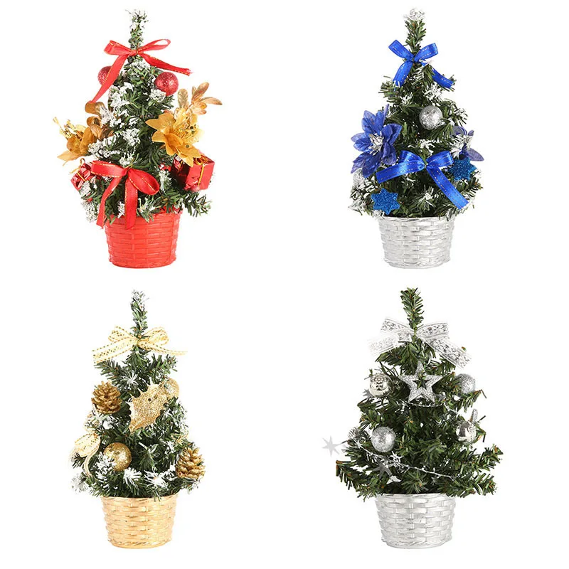 Christmas decoration anime mini Christmas tree cosplay family party DIY accessories 20CM Evergreen 2021 New Year props gifts