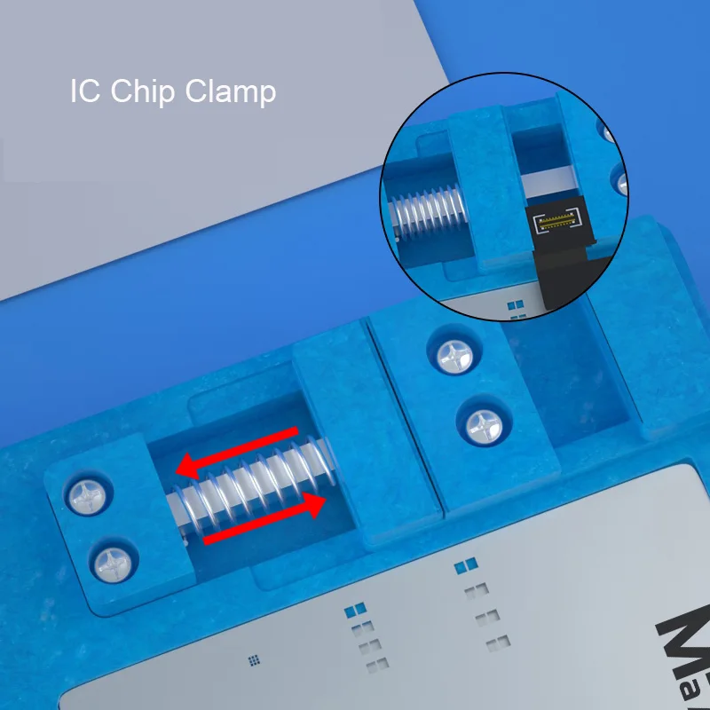 Maant Máy In Sửa Chữa Đèn Cho X XS XSMAX 11 11pro MAX Mặt ID Sửa Chữa Giá Đỡ Camera Trước BGA Reballing stencil