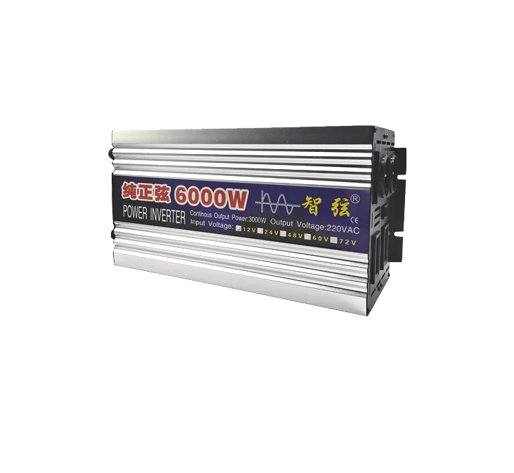 Pure sine wave inverter 12v24v48v to 220v60hz3000w high power vehicle mounted household converter