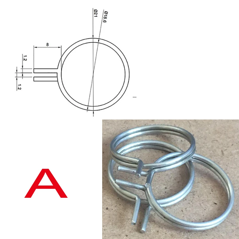 5pcs Custom Made Lock Spring Stainless Steel Anti-theft door lock spring The handle spring torsion spring Electronic lock