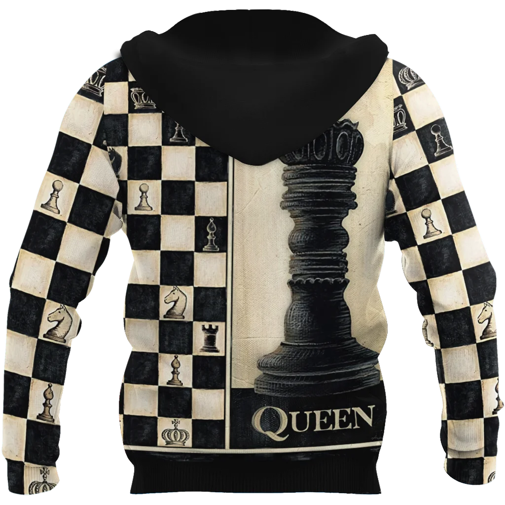 Chess Lovers- Queen Chess 3D Printed Hoodie For Men And Women Sweatshirt Streetwear Zip Pullover Casual Jacket Tracksuit-160