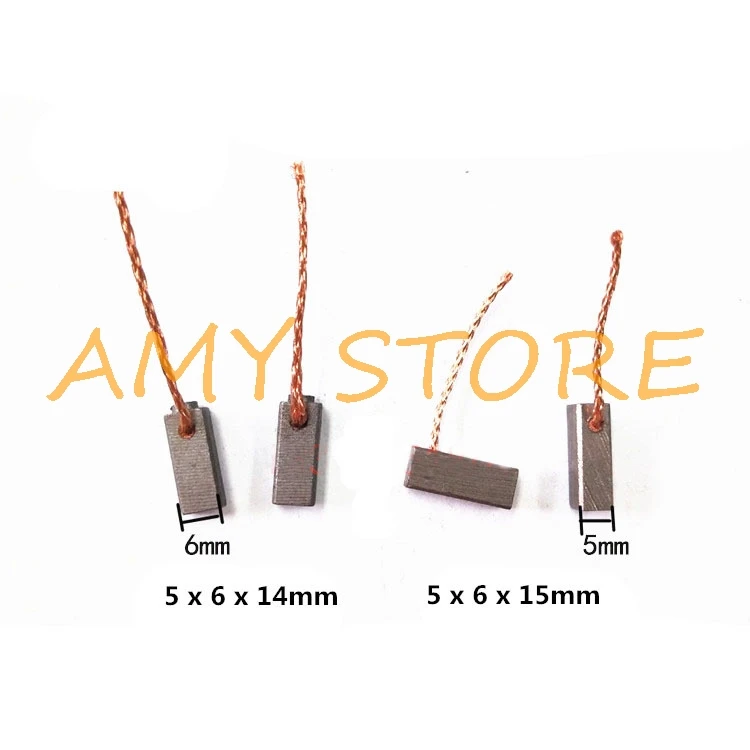 10Pcs Car Truck Vehicle Automobile Windscreen Wiper Micro DC Motor 5 x 6 x 14mm 5 x 6 x 15mm Carbon Brushes