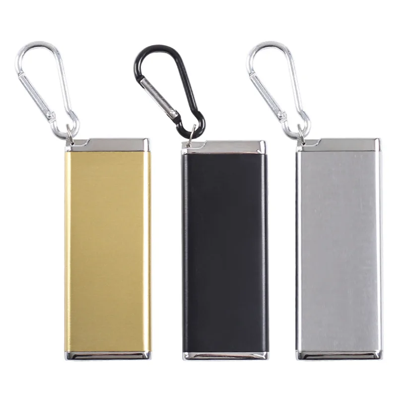 

Fashion Portable Ashtray With lid Keychain Pocket Mobile Ashtray Mini Cigarette Metal Bottle Storage Package