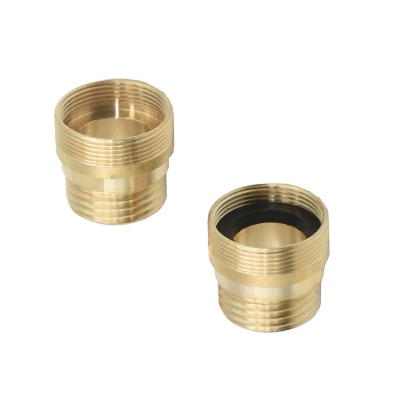 1/2 to M22 M24 Threaded Connector Brass Water tap Conversion connector for Faucet Adaptor Fitting 1pcs