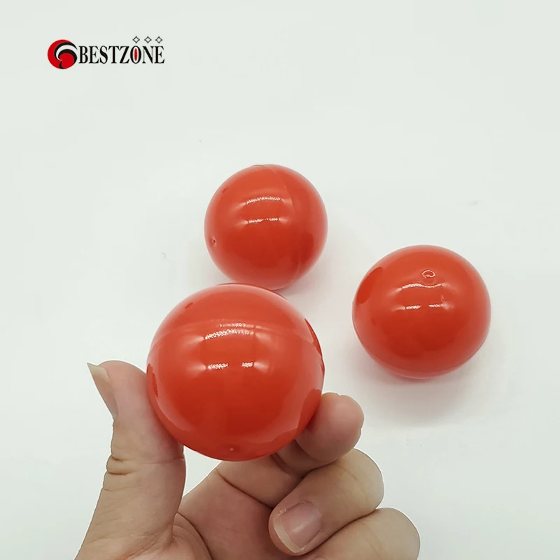 Boule Surprise vide en plastique pour enfants, conteneur rond rouge, coquille d'oeuf, 40MM, 100 pièces/lot, pour distributeur automatique