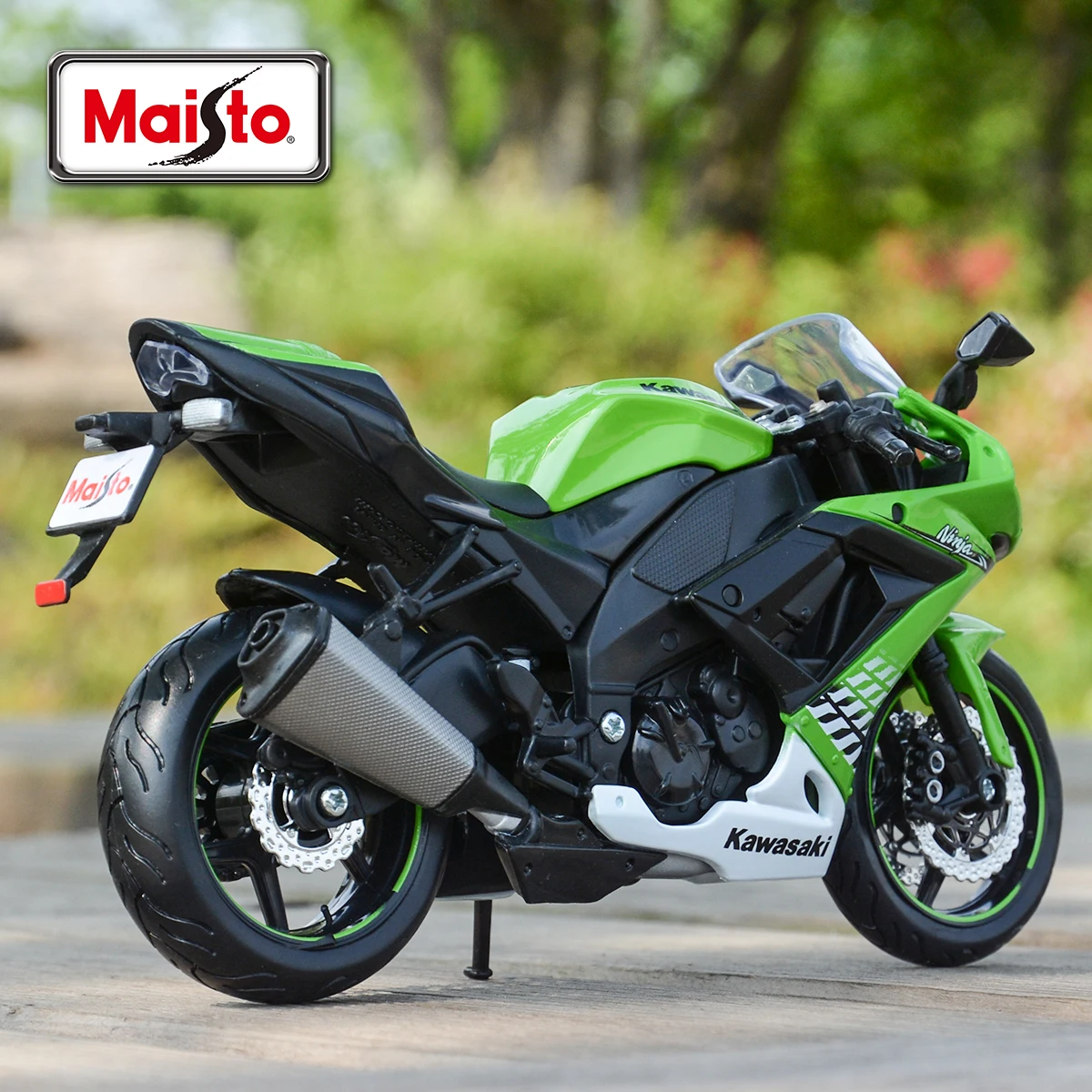 Maisto 1:12 Kawasaki Ninja ZX-10R Black Die Cast Vehicles Collectible Hobbies Motorcycle Model Toys