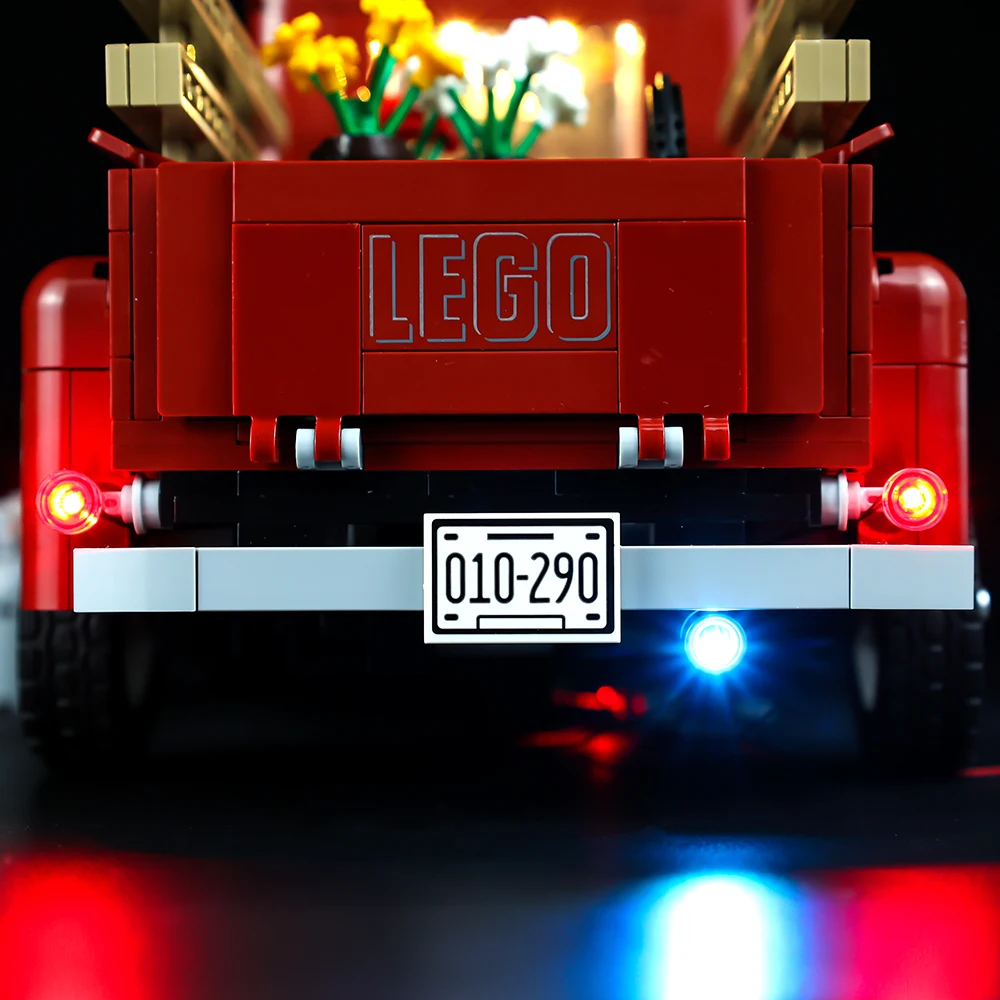 Kit de luz LED para camioneta Creator 10290, modelo de coche Camper antiguo, bloques de construcción no incluidos