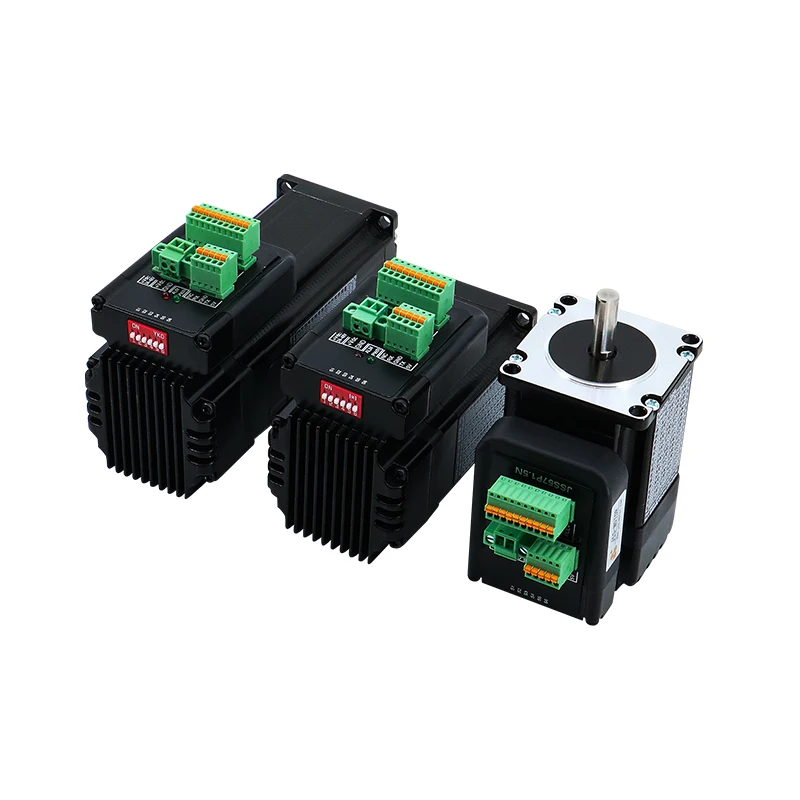 New arrival Nema23 integrated stepper motor with servo system 1.5Nm 2Nm 3Nm 3A Motor  drive integrated engine for CNC