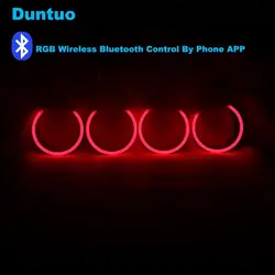 Angel Eyes Cotton Bluetooth Wireless RGB Controller Kit DRL For BMW E38 E39 E46 E90 E92 E36 E53 E60 E61 E81 E82 E83 E87 E88