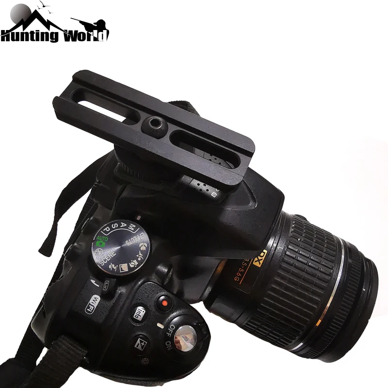 Tactical CNC 21mm Rail Mount fit red dot sight scope Hot Shoe Adapter for Canon/Nikon DSLR Camera Photograph Hunting