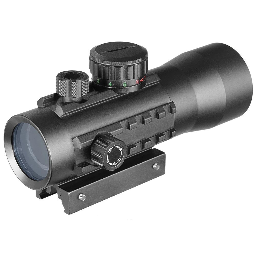 Imagem -03 - Diana Tactical 3x44 Verde Red Dot Sight Óptica Escopo Apto 11 20 mm Trilho Rifle Escopos para Caça Riflescope