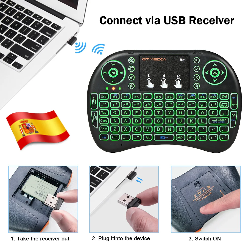 GTMEDIA-receptor de TV inteligente G5, decodificador con Android 9,0, S905X2, USB 3,0, 4K, HDR, Wifi, Bluetooth, M3u, reproductor de videojuegos