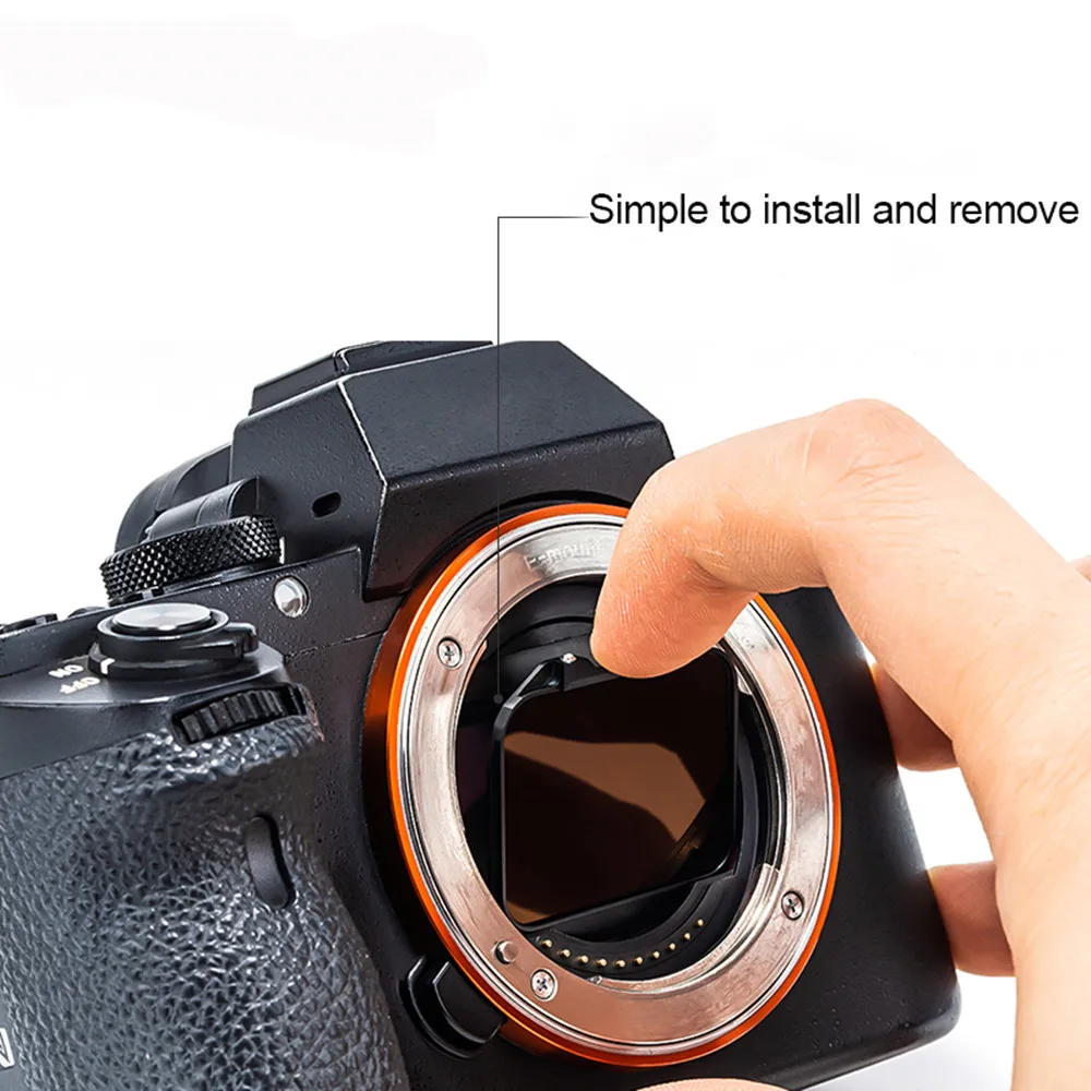Clip-in CMOS Protector MC UV ND8 ND16 ND32 ND64 ND1000 Nachtfilter voor Sony A7R V A7 IV A7S III II A1 A9 A7C A7CII A9II