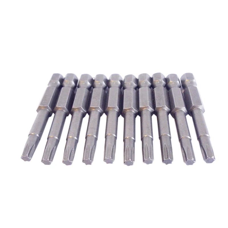 BOSI 8Pieces 1/4 Inch Hex Shank T8-T40 Torx Security Head Screwdriver Drill Bits