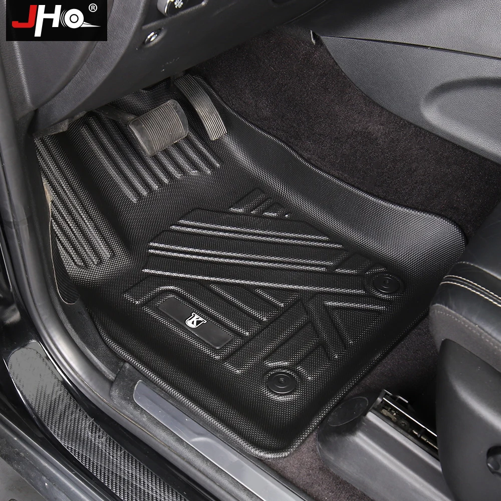 JHO TPE Car Rubber Floor Mat Carpet Cover For Jeep Grand Cherokee 2014-2020 2015 2016 2017 2018 2019 SRT Interior Accessories