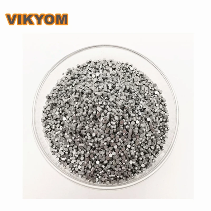 High purity Metal molybdenum particles Mo 99.99% Elemental molybdenum segment Small cylindrical molybdenum particles